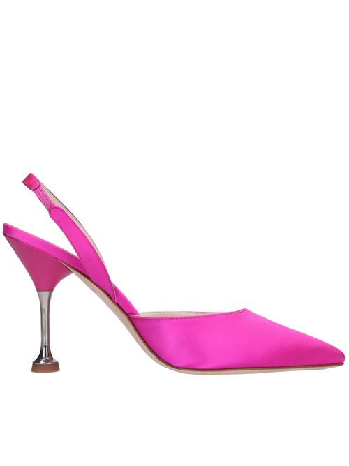 Décolleté slingback in raso LELLA BALDI | LT419T RASOFUXIA